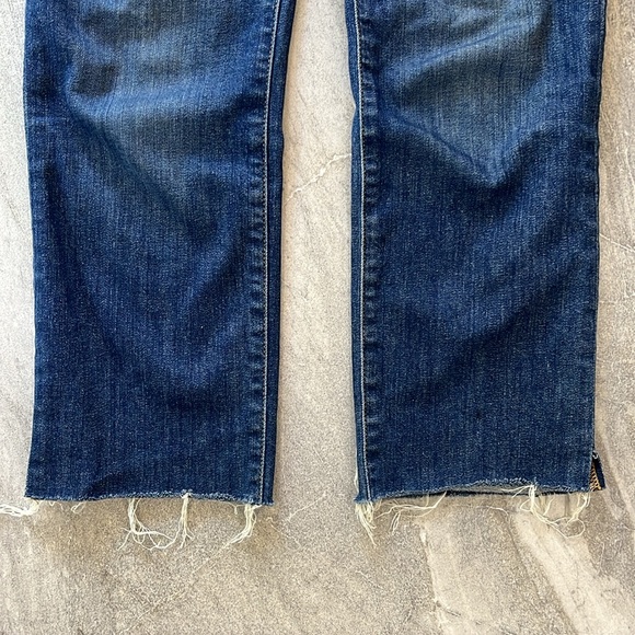 💙 Frame Le High Straight Cropped Jeans Straight Size 25 York - Picture 8 of 12